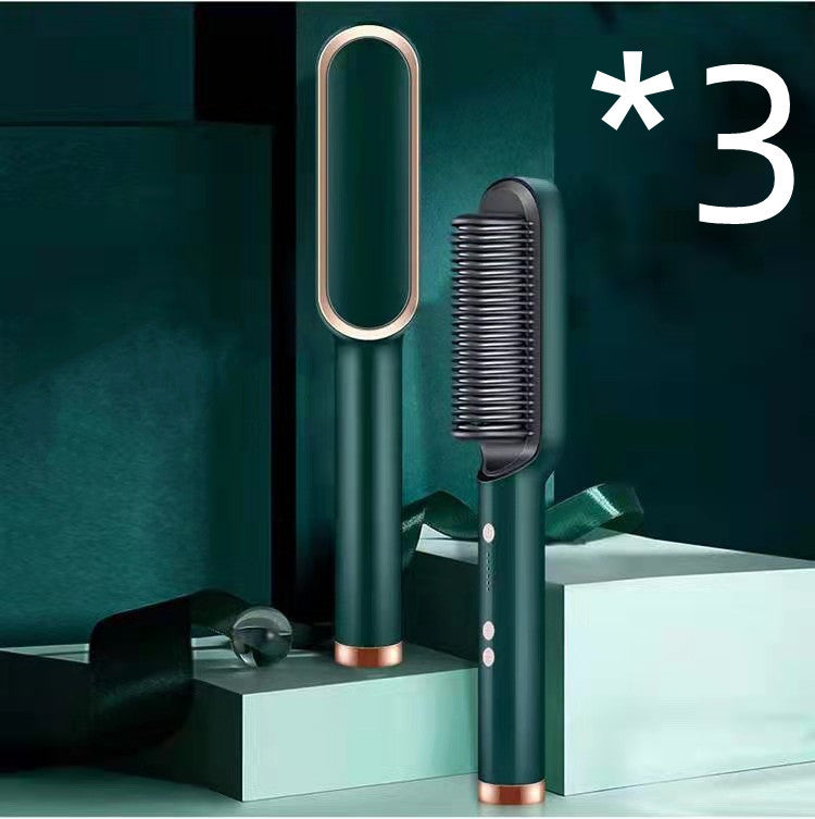 New 2 In 1 Hair Straightener Electric Hot Comb - BossAura