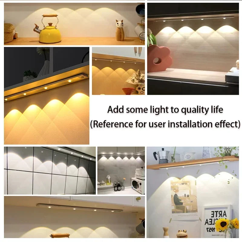 3 in 1 Under Cabinet Lights LED Lights - BossAura