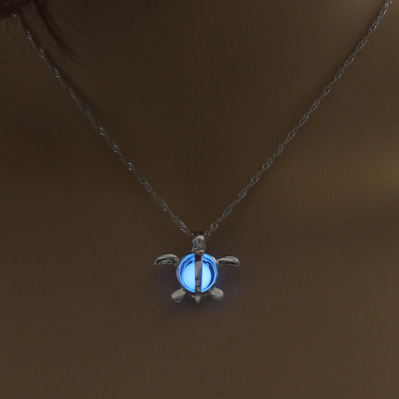 Moon Natural Glowing Stone Healing Necklace - BossAura