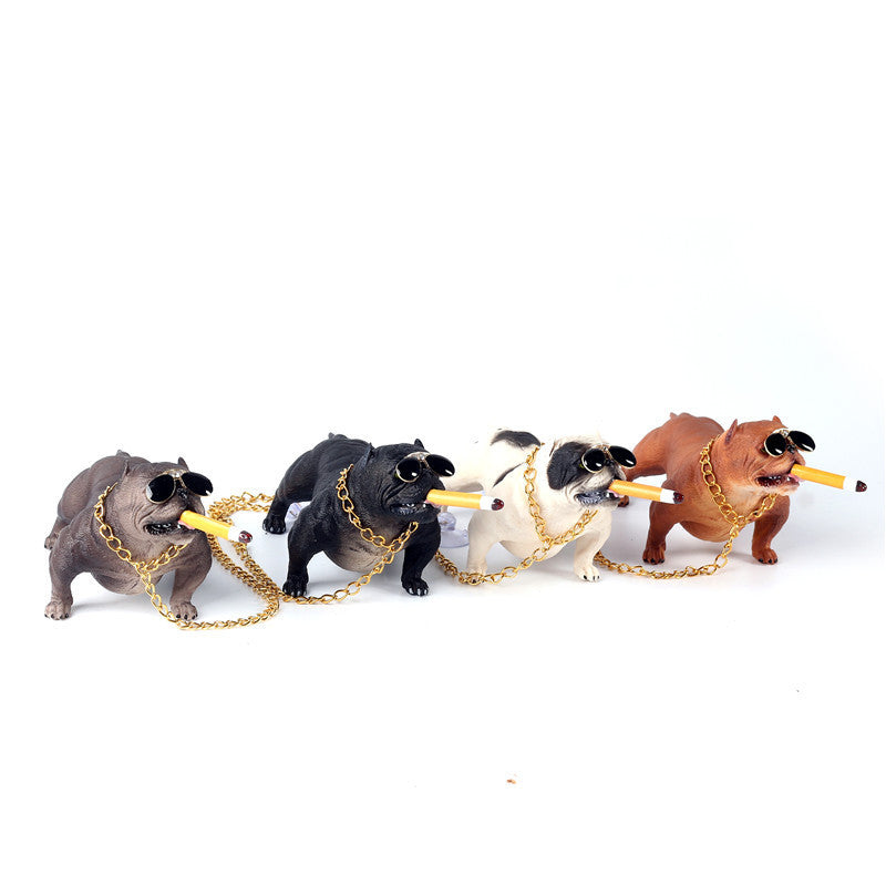 Swaggy Bull Dog Car Decoration - BossAura