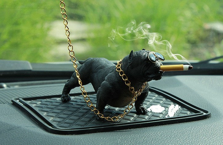 Swaggy Bull Dog Car Decoration - BossAura