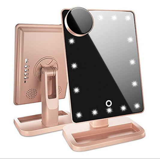Makeup Mirror with Bluetooth Speaker